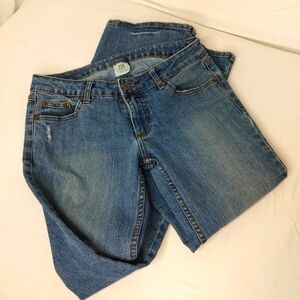 LEVI'S Womens 725 Low‎ Rise Bootcut Jeans Blue Stretch Cotton  Wide Leg Sz 9